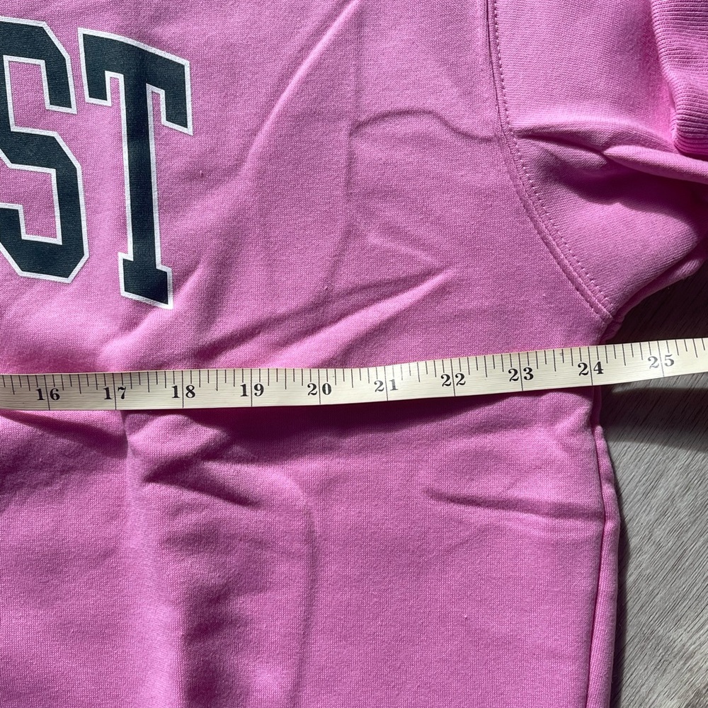 ZENANA Pink “Midwest" Printed Fleece Round Neck Sweatshirts Size Small M & L NWT - Picture 5 of 8